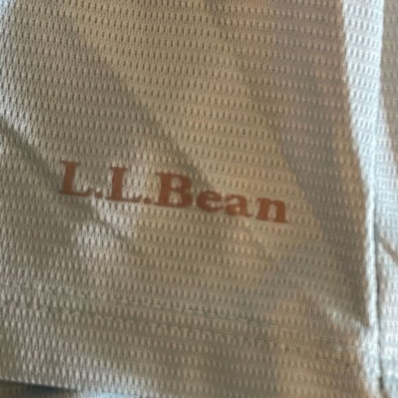 L.L. Bean Womens M Quarter-Zip Pullover Floral Print Performance Top Blue Lightw - Picture 7 of 10